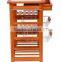 portable rolling decorative trolley cart serving trolley cart