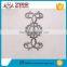 Wrought iron cast steel flowers ornamentals in garden fence