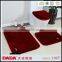 bathroom 3-piece set rug mat waterproof bathroom carpet