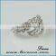 2015 new arrival !!! Sterling Stacking Ring ,Micropave zircon ring , new style silver solitaire ring