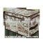 Canvas Collapsible Sturdy Clothing Storage Box , Large Decorative Storage boxes With Lids