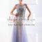 Magnificent Cap Sleeve Transparent Fishtail Beaded Bling Long Lebanon Evening Dress