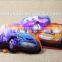 colored car shape chocolate cup with biscuit food candy