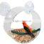 custom acrylic Circular Bird Feeders on window