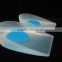 Footcare self-adhesive heel cushion silicon Gel heel pad ,Silicone gel shoes pad