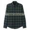 Mens Plaid Shirt Long Sleeve Shirt Heavy Cotton Flannel Shirt