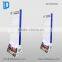 Double sided hook display standing, cardboard floor display with peg hooks