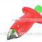 StemGem Strawberry Huller, Lovely Red Strawberry Stem Remover with Stainless Steel Claw