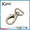 D shape custom metal key chain snap hook for bag