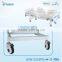 High quality 2 crank manual wooden models iron medical bed