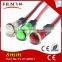 plastic waterproof 8mm 230v yellow blue red green white led motorcycle signal light