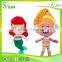 custom made design plush toy dolls with clothes