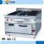 Cheap factory price 4 burners gas powered stove with oven
