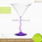 Novelty Purple Glass Drinking Cup