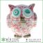 Ceramic Owl shaped Money bank for decoration