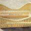 hand made white baby wicker basket