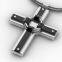 Cross Pendant / 316L Stainless Steel Pendant Necklace