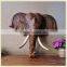 Modern home wall decor hanging polyresin elephant head figure wholesale