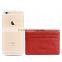 Utral Slim genuine Leather Wallet Credit Card Case Sleeve Card Holder With ID Window