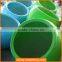 Outdoor Decorative Fiberglass Half Round Flower Pot
