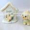 Precious Moments Sugar Town Sugar and her Doghouse figurines