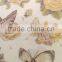 Butterfly & Rose Design Sticker in light green Color way, Popular Antique Design Decorative Glitter Sticker