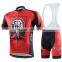 Hot cycling wear customized cycling jersey bib shorts