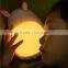 UCHOME Cute Wizard Colorful Led Energy Saving Touch Eye Lamps Feeding Bedding Warm Hearts Night Light