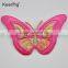 Factory Wholesale Pretty Butterfly Embroidery Patch Fabric Craft WEF-742