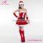 OEM Service Red off Shoulder Christmas Eve Cosplay Costume for Women