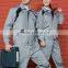 Custom Grey Cotton Engineer Work Uniform Jacket And Pants