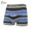 HSZ-0018 Fashion Stylish Silk Rainbow Panties Boxer Boys Underwear Pictures Anti-radiation Men in Flat Silk Shorts