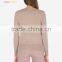 European Private Label Cardigan Pure Cashmere Wool Sweater for Ladies