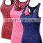 Slub 85% Polyester 15% Spandex Womens Dry Fit Tank Top