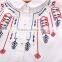 S33421W Girls Spring&Autumn blouses Long sleeved white kids shirt embroidered girl blouse