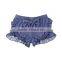 2017 New Design Summer Wholesale Toddler Ruffle Shorts Girls Bowknot Shorts
