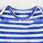 ShiJ 32S 180g Combed Cotton Indiana Striped Summer Baby Clothes Romper