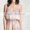 Guangzhou Shandao Summer Casual Tie Dye Spaghetti Strap Sexy Beach Incense Burner Rompers Jumpsuits For Women 2015