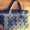 Colorful 7colors flash 0.8mm reflective iridescent leather fabric for bags material