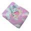 pretty jacquard fluffy fleece baby blanket