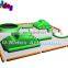 commercial floating inflatable water park with slide