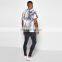 Comfortable tie-dye men summer printing oversized 100% cotton t shirt