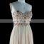 2016 Chaozhou Wholesale Graceful Beaded Sweetheart Straps Evening Dress for Lady