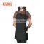 Custom Black Adjustable Bib Apron - 3 Pocket