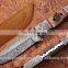 Damascus knifes - Damascus Folding Knife hand made all natural material pakistan damascus folding knife