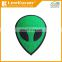 Green alien iron on patch embroidered sew on applique, alien patch UFO patch, embroidered alien patch
