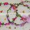 2014 Latest Fashion&Elegant Artificial Flower Head Band Jewelry ,Romantic Wedding/Bridal Head Wreath,New Design for Girls