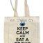 12 Oz Natural Cotton Canvas Tote Bag Reusable Ideal for School and Office Use