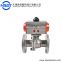 Pneumatic Control Low Temperature Stainless Steel 2 Inch Flange Ball Valve