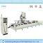 Curtain wall machine window rubber weather strip designed for processing round holes